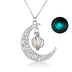 Crescent Moon Glow Necklace - Minihomy