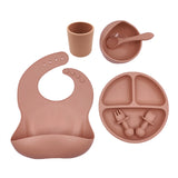 Baby Silicone Cup Spoon Cutlery Set