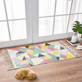 Scandinavian Style Linen Cotton Rug