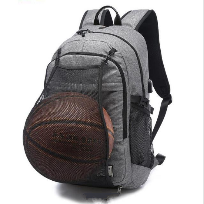 Men's shoulder bag, schoolbag, basketball bag, middle school students' charging Sports Backpack