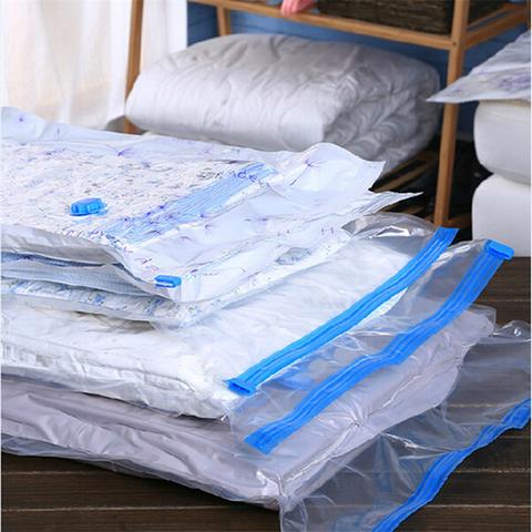 Vacuum Bag Storage Bag Transparent Border Foldable Extra Large Compressed Organizer Saving Space Seal Bags Organizer