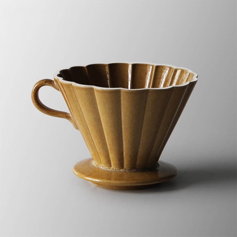 Hand-pushed filter cup ceramic handmade coffee filter cup - Minihomy