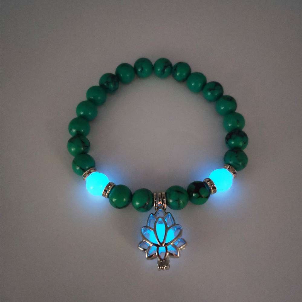 Energy Luminous Lotus Strand Bead Bracelet - Minihomy