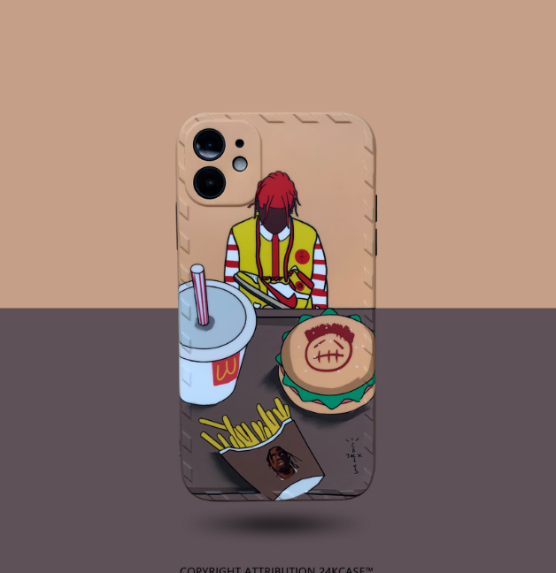 Cartoon Style TPU Phone Case for iPhone