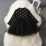 Baby Girls Spring Winter Long Sleeve Tutu Lace Dresses - Minihomy