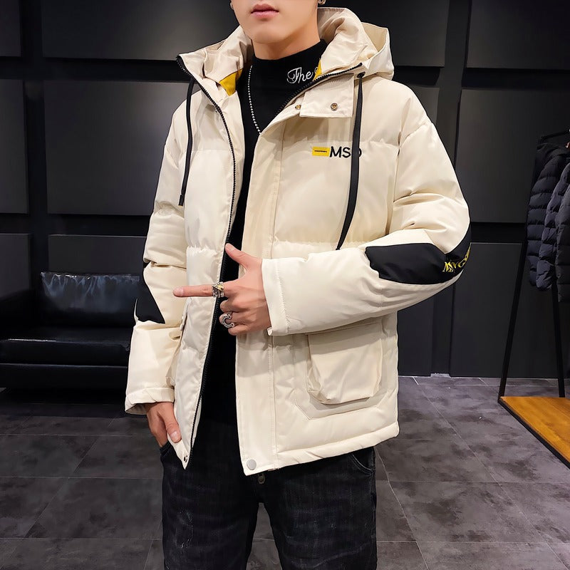 Thick padded jacket new style cotton jacket men's