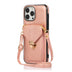 Creative Card Leather Diagonal Lanyard Mobile Phone Case - Minihomy