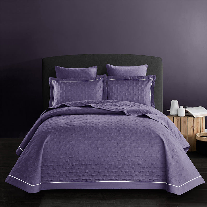 Cotton 3D Quilted Bed Spread Coverlet Sets - Minihomy