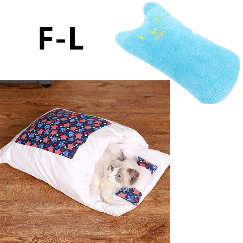 Cat Litter Winter Warm Closed Removable And Washable Quilt