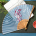 Wind Folding Fan Women''s Hanfu Embroidery Women''s Portable Folding