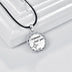 S925 Sterling Silver Compass Pendant Friendship Inspirational Necklace Graduation Gifts Jewelry