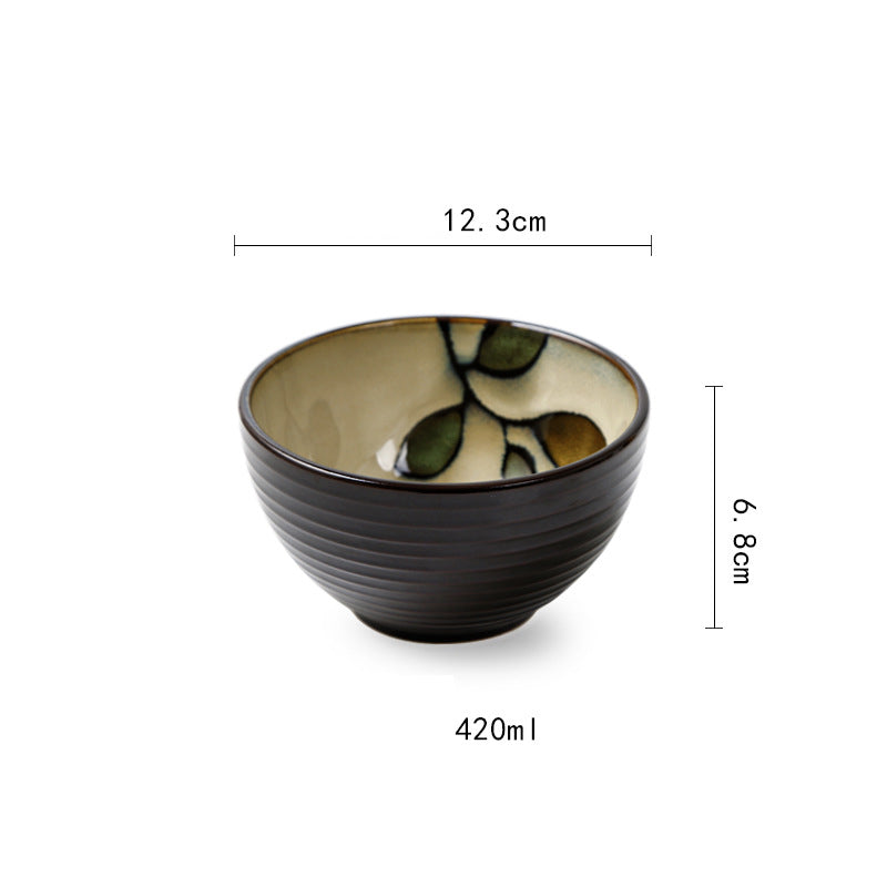 Japanese Ceramic Dishes Bowls Dishes Individuality - Minihomy