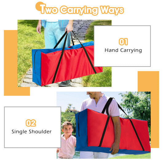 Giant Carry Storage Bag for 4 in a Row Game with Durable Zipper - Color: Red - Minihomy