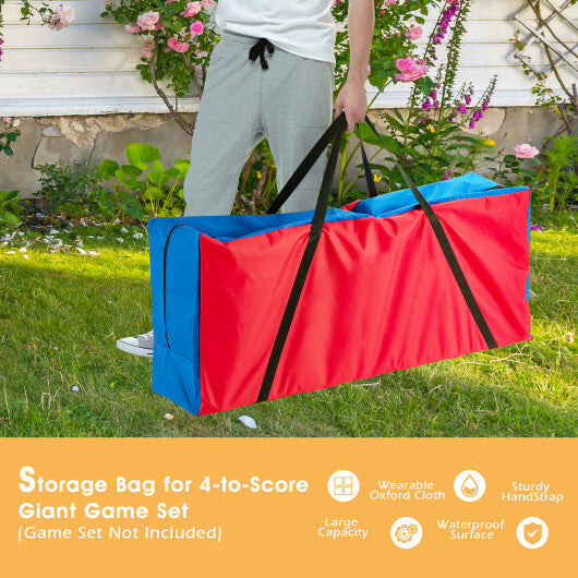 Giant Carry Storage Bag for 4 in a Row Game with Durable Zipper - Minihomy