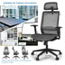 Height Adjustable Ergonomic High Back Mesh Office Chair with Hange-Gray - Color: Gray - Minihomy