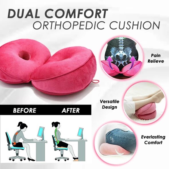 Multifunctional Plush Beautiful Buttocks Cushion In Half Fold Dual-use Cushion Pillow - Minihomy