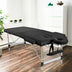 84 Inch L Portable Adjustable Massage Bed with Carry Case for Facial Salon Spa -Black - Color: Black - Minihomy