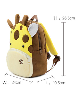 Cute Plush Backpacks Kindergarten Cartoon School Bags Children Animal Toys Bag - Minihomy