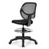 Adjustable Height Mid Back Mesh Drafting Office Chair - Color: Black - Minihomy