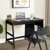 47.5 Inch Modern Home Computer Desk with 2 Storage Drawers-Black - Color: Black - Minihomy