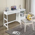 47.5 Inch Modern Home Computer Desk with 2 Storage Drawers-White - Color: White - Minihomy