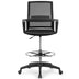 Drafting Chair Tall Office Chair with Adjustable Height - Color: Black - Minihomy