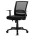 Adjustable Mid Back Mesh Office Chair with Lumbar Support - Color: Black - Minihomy