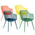 4 Pieces Kids Chairs with Curved Backrest and Ergonomic Armrests - Color: Multicolor - Minihomy