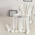 Ball carpet cotton knit blanket Sofa Cover Air Conditioning Blanket - Minihomy