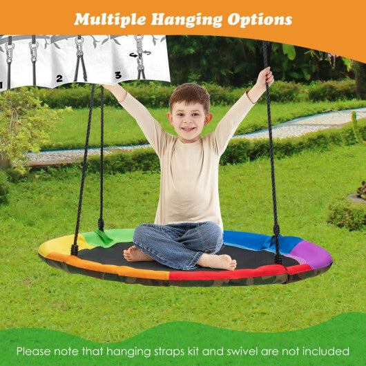 2-Pack Swing Set Swing Seat Replacement and Saucer Tree Swing (Without Stand) - Minihomy