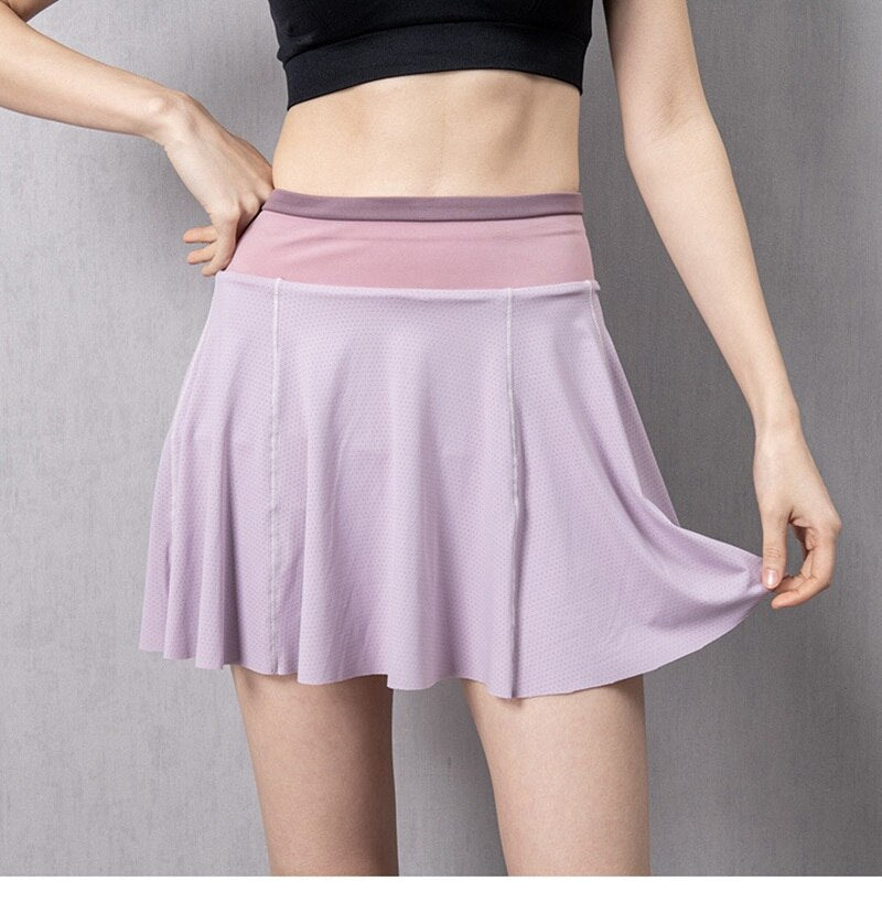 Cloud Hide Women Tennis Skirts Running Golf Badmintion Pantskirt - Minihomy