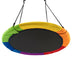 40 Inch Flying Saucer Tree Swing Outdoor Play for Kids - Color: Multicolor - Minihomy