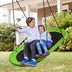 60 Inch Saucer Surf Outdoor Adjustable Swing Set-Green - Color: Green - Minihomy