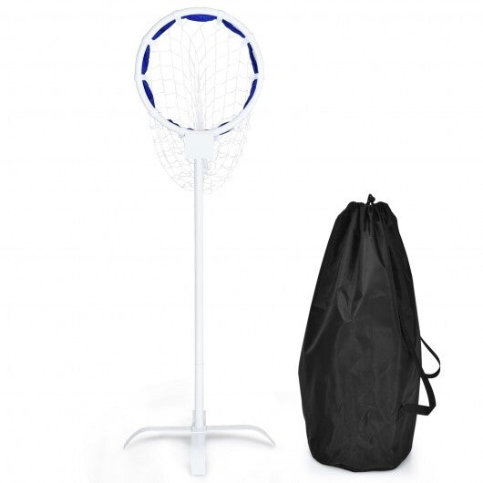 Portable Metal Flying Disc Stand with Storage Bag - Color: White - Minihomy