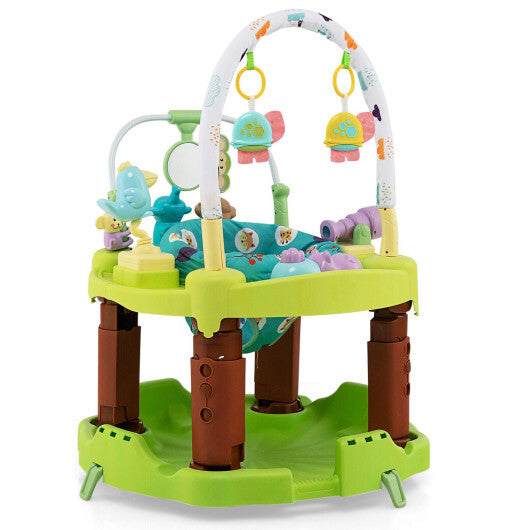 3-in-1 Baby Activity Center with 3-position for 0-24 Months-Green - Color: Green - Minihomy