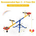 360?Rotation Kids Seesaw Swivel Teeter Totter Playground Equipment - Minihomy