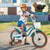 Children Bicycle with Front Handbrake and Rear Coaster Brake-Turquoise - Color: Turquoise - Minihomy