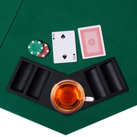 48 Inch 8 Players Octagon Fourfold Poker Table Top - Minihomy