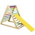 Foldable Wooden Climbing Triangle Indoor Home Climber Ladder - Color: Multicolor - Minihomy