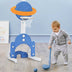 3 in 1 Kids Basketball Hoop Set with Balls-Blue - Color: Blue - Minihomy