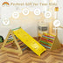 3 in 1 Wooden Set of 2 Triangle Climber with Ramp for Slid - Minihomy