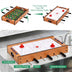 2-in-1 Indoor/Outdoor Air Hockey Foosball Game Table - Minihomy