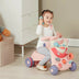 2-in-1 Baby Walker with Activity Center-Pink - Color: Pink - Minihomy