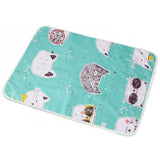 Baby Breathable And Baby Changing Cotton Cartoon Waterproof Pad - Minihomy