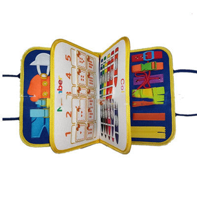 Children's Busy Board Dressing And Buttoning Learning Baby Early Education Learning Toy - Minihomy