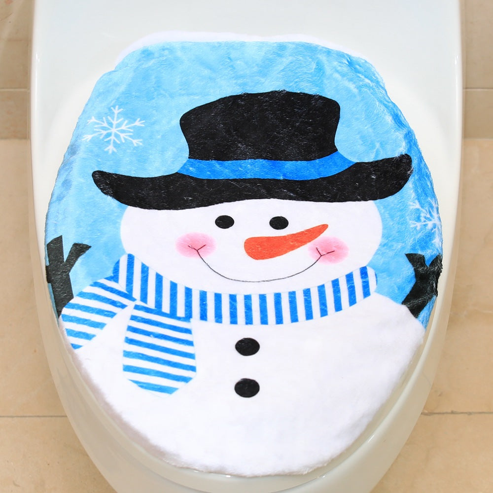 Christmas Toilet Seat Cover