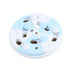 Pet Toy Blue And White Jigsaw Puzzle Feeding Tray - Minihomy