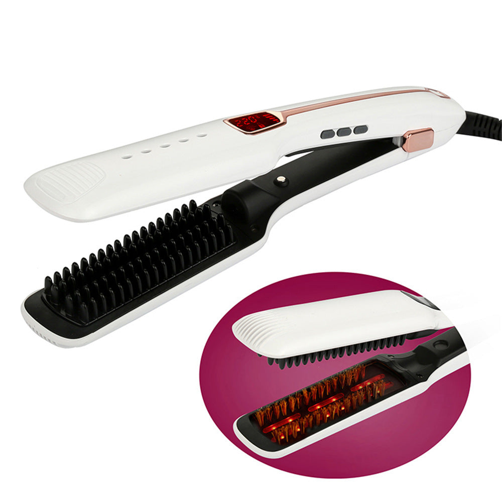 Hair Straightener Multifunctional Steam Spray Straightening Comb Hair Care Tool