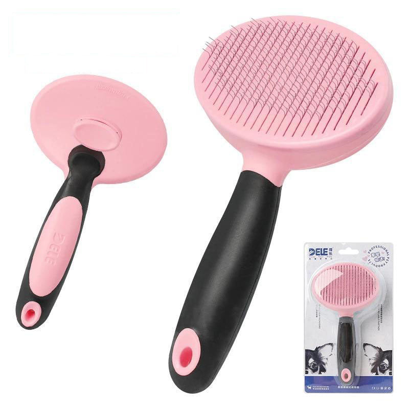 Steel Needle Round Head Massage Hair Removal Comb