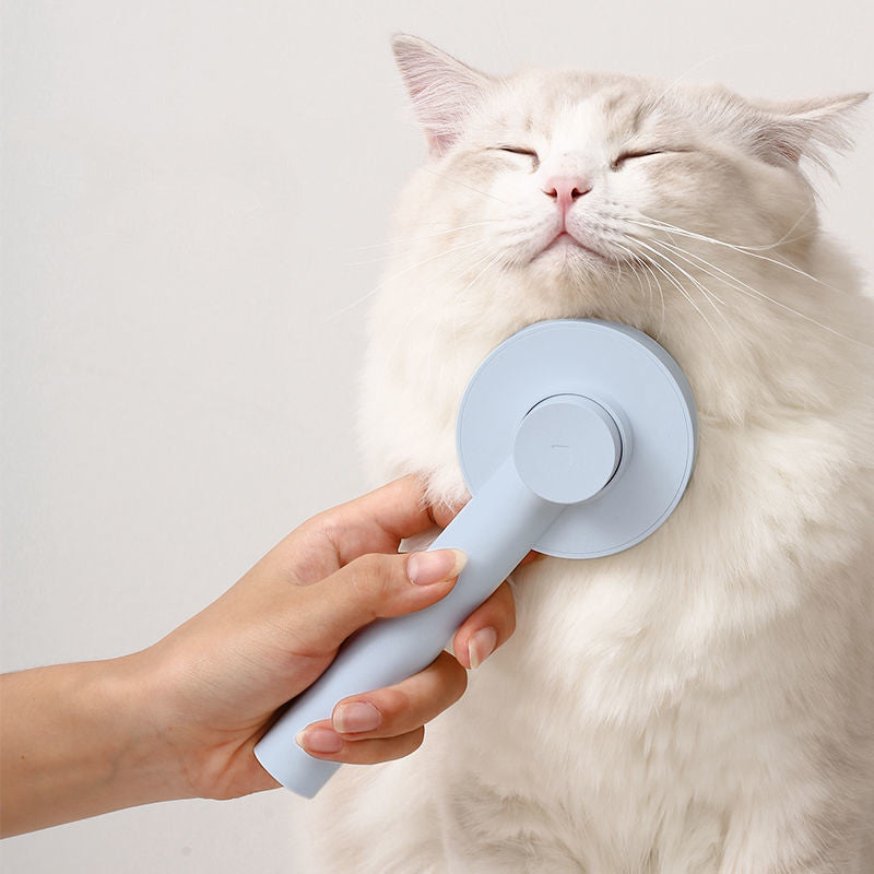 Round Handle Pet Comb Sticky Bead Massage